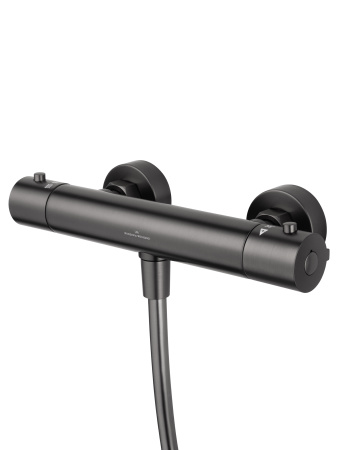 Смеситель для душа с термостатом WONZON & WOGHAND INN 3, темный графит WW-B2065-A-BGG