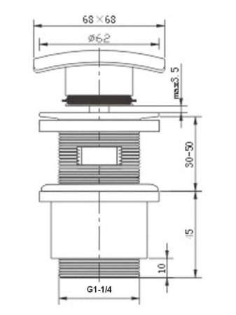 Гидрозатвор Zorg Sanitary ZR 105