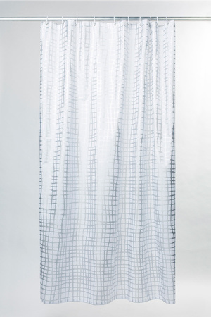 Штора для ванной комнаты IDDIS Gauze 200*180 см Silver Gauze (341P20RI11)