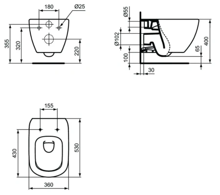 Унитаз Ideal Standard V0004D