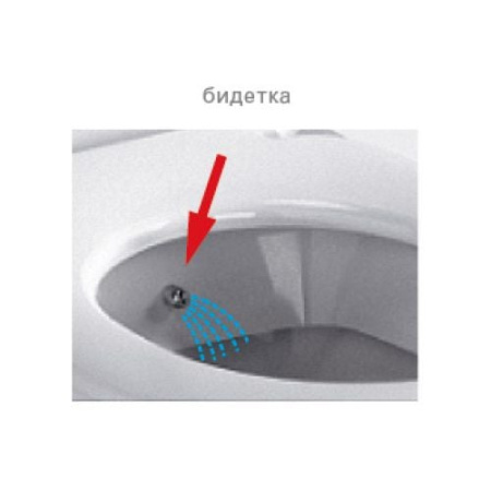 Унитаз подвесной  с функцией биде Vitra 7740B003-0850