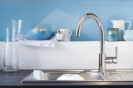 Смеситель для мойки Grohe Bauedge New 31367 000 (31367000) хром
