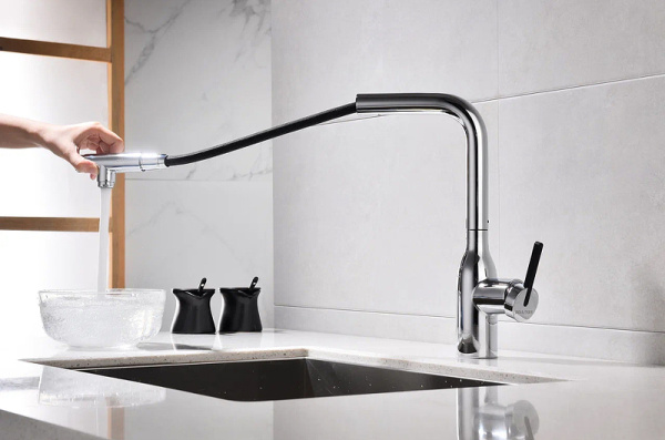 Смеситель для кухни с подключением к фильтру  Paulmark Viper Vi213105-CR