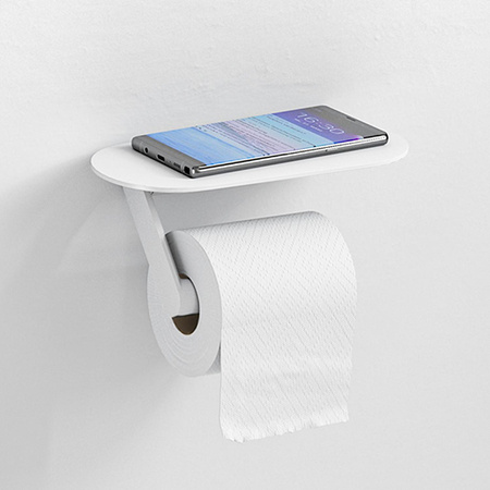 Держатель для туалетной бумаги Hansgrohe WallStoris 27928700 белый матовый