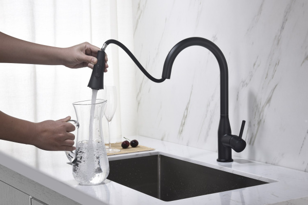 Смеситель для кухни с выдвижной лейкой Timo Saona 2336/03FL