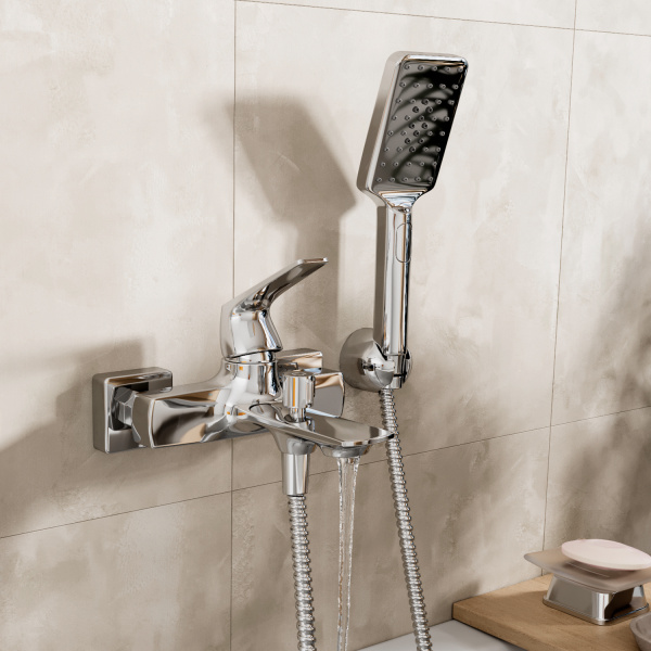 Смеситель для ванны однорычажный WasserKRAFT Neime 1901 хром Смеситель для ванны однорычажный WasserKRAFT Neime 1901 хром