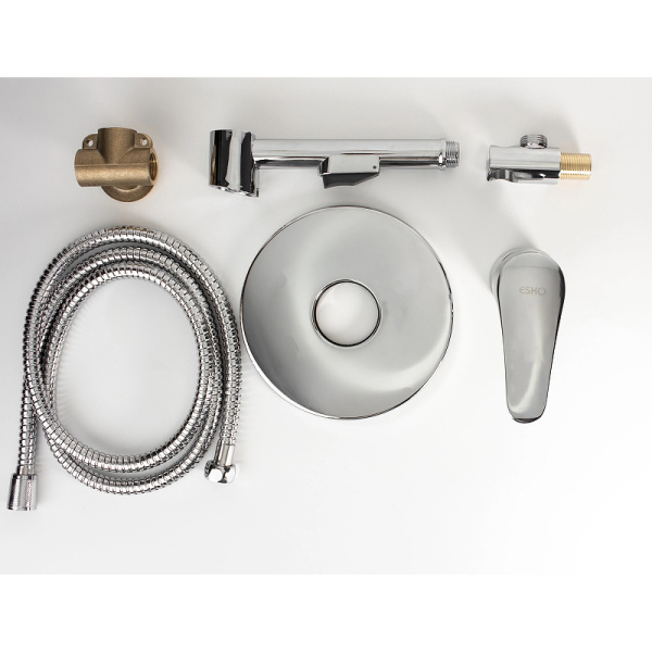 Гигиенический душ со смесителем Esko Kansas KS 83, Хром
