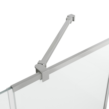 Шторка на ванну стеклянная D&K Matrix (DG1109001)