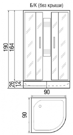 Душевая кабина River Desna (10000000103)