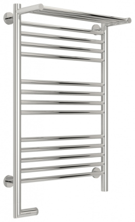 Полотенцесушитель Электрический Cунержа Богема с полкой 2.0 Левый (800x500) Матовая Шампань 022-5206-8050