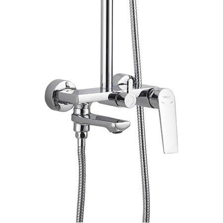 Душевая система с изливом Belz B24533, хром