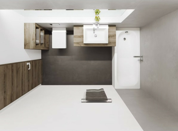 Стальная ванна Kaldewei Saniform Plus c покрытием Easy Clean (160x75) 112500013001