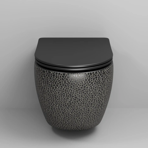 Унитаз подвесной безободковый Grossman Color GR-4411BBLS с сиденьем микролифт