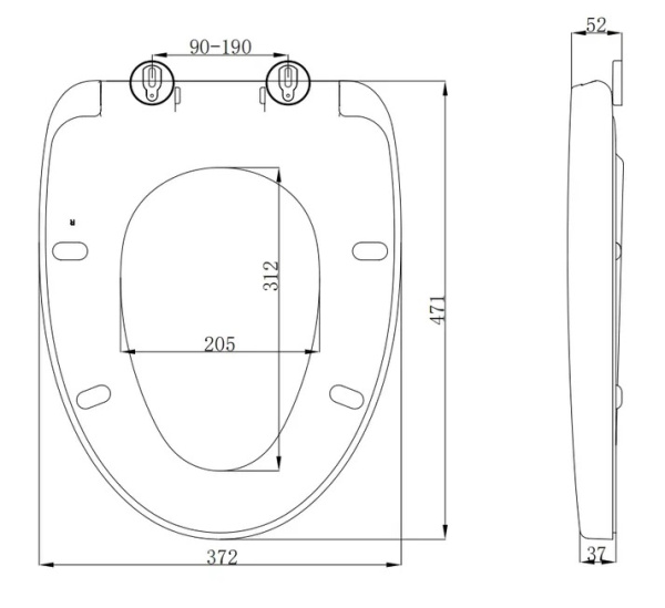 Крышка-сиденье Arrow PG021-RUA