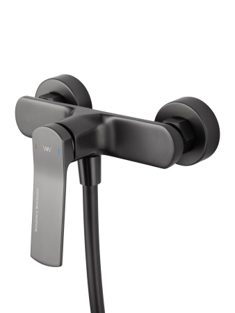 Смеситель для душа WONZON & WOGHAND, темный графит WW-B2585-BGG