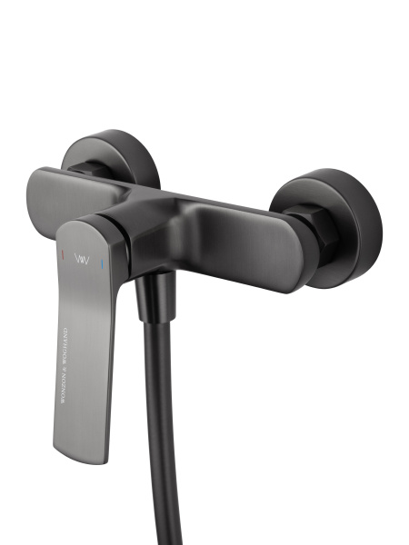 Смеситель для душа WONZON & WOGHAND, темный графит WW-B2585-BGG