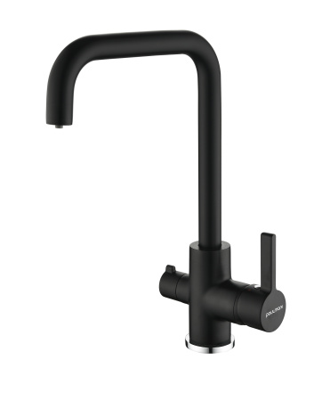 Смеситель для кухни с подключением к фильтру  Paulmark Logas Lo213021-401TB
