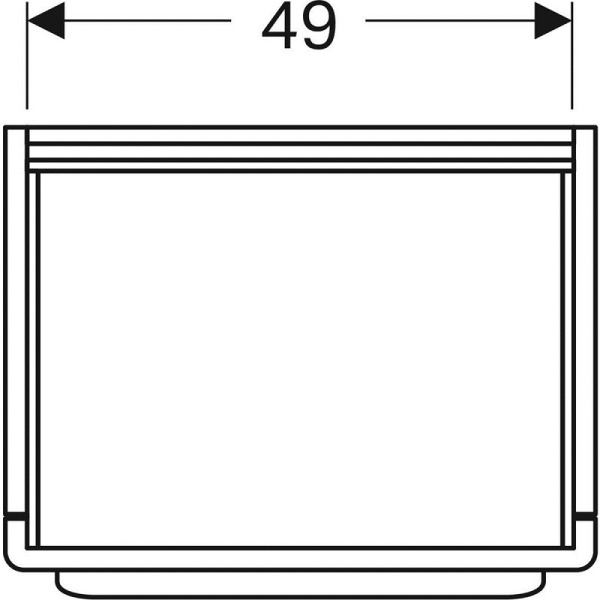 Тумба с раковиной Geberit myDay (54x41) Y824065000+125465600