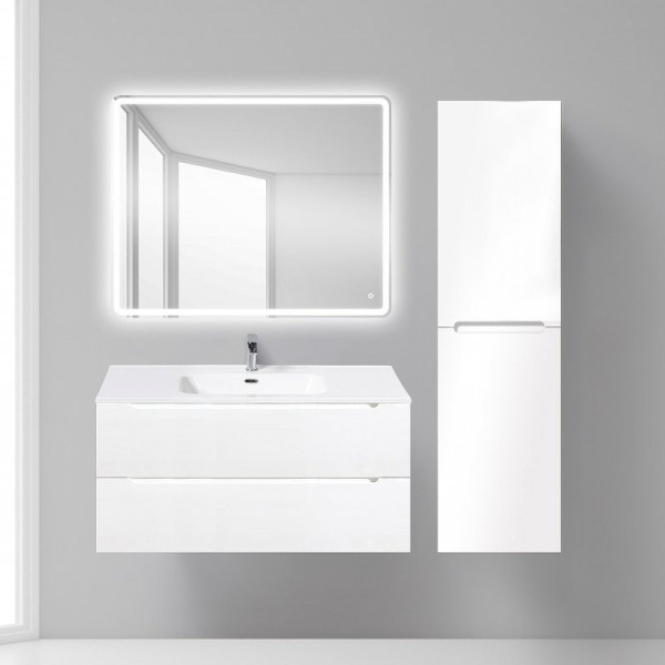 База под раковину подвесная BelBagno ETNA-1000-2C-SO-BO-P Bianco Opaco