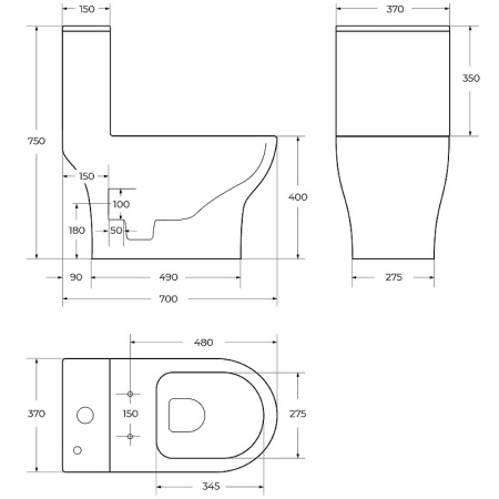 Унитаз напольный BelBagno Lounge BB8618CPR-MN/SC
