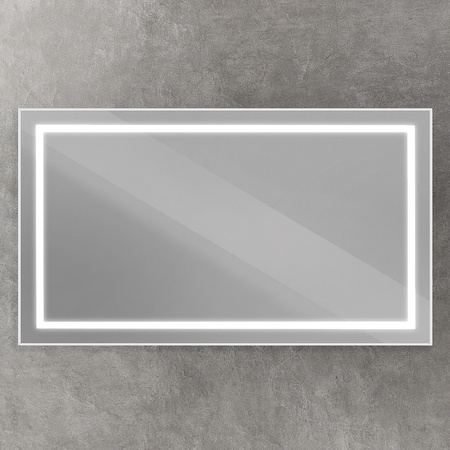 Зеркало (140х80) BelBagno Kraft  SPC-KRAFT-1400-800-SENS-AL с подсветкой