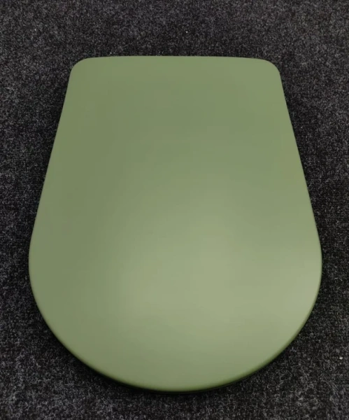 Крышка-сиденье для унитаза Kerasan Nolita 539111 Slim микролифт, зеленый матовый