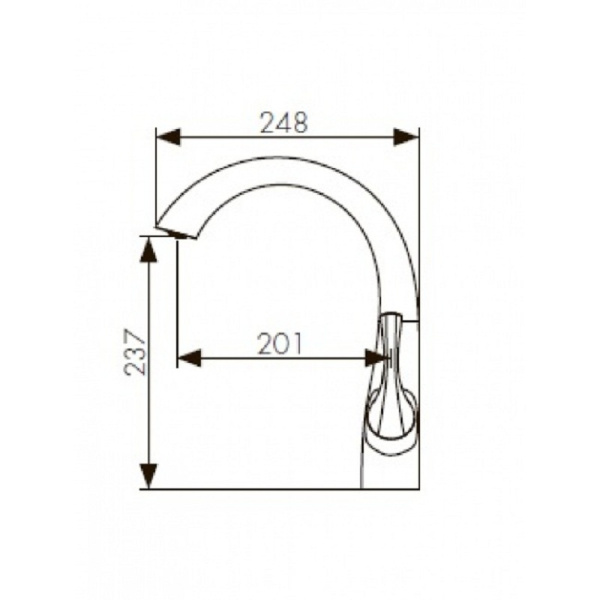 Смеситель для кухонной мойки KAISER Comba (48033-1)