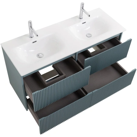 Тумба под раковину 120 BelBagno Uno UNO-1200-4C-SO-AO голубой матовый, без раковины