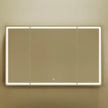 Зеркало-шкаф с подсветкой (119х74) Sancos Mirror MI120ECH
