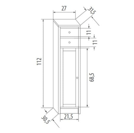 Пенал Eban Giada FKMGD---SPG new*3