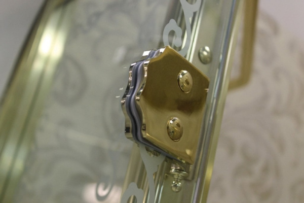 Душевая дверь в нишу Cezares RETRO-A-BF-11-30+120+30-CP-G