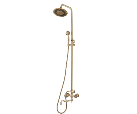 Душевая система с изливом Bronze de Luxe ROYAL 10121DDF