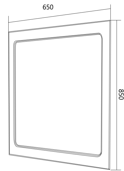 Зеркало (65х85) 1Marka  Прованс 65 У71974