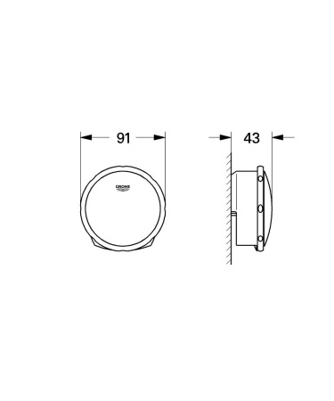Наливной, сливной и переливной гарнитур Grohe Talentofill 19952KF0 (черный матовый)