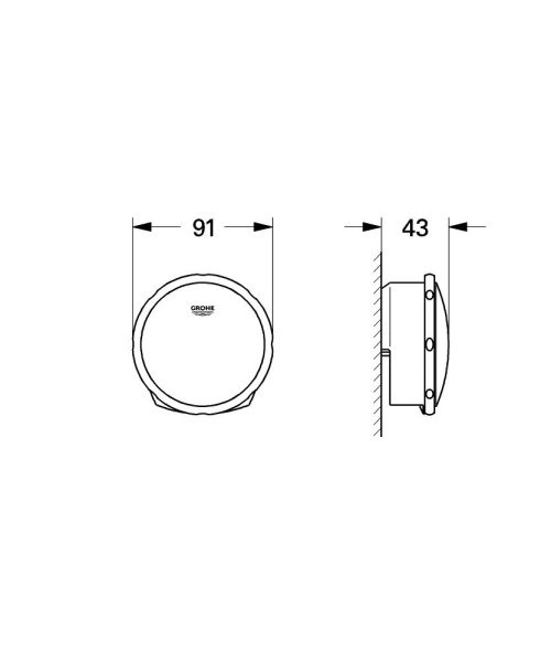 Наливной, сливной и переливной гарнитур Grohe Talentofill 19952KF0 (черный матовый)