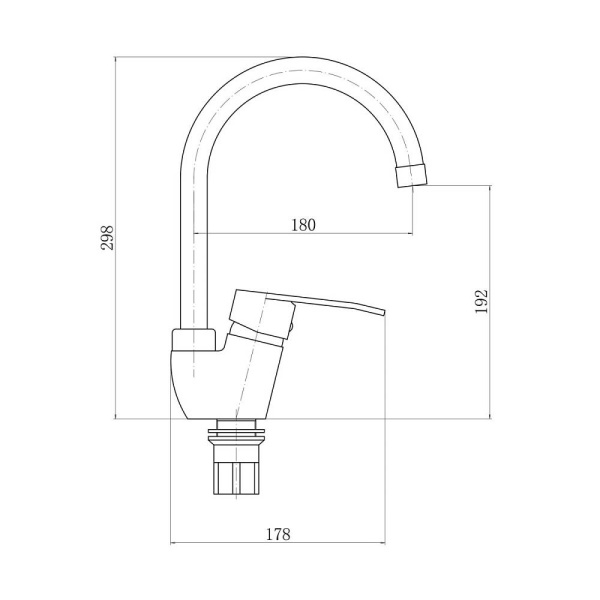 Смеситель для кухни PLSTART  (PL4106)