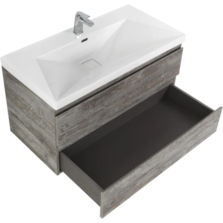 Тумба под раковину Cezares MOLVENO-100-2C-SO-LG Legno Grigio