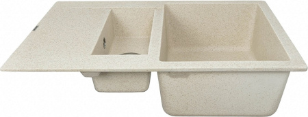 Мойка-Мраморная  (двойная) "KAISER" KM2M-5080 Beige, бежевый