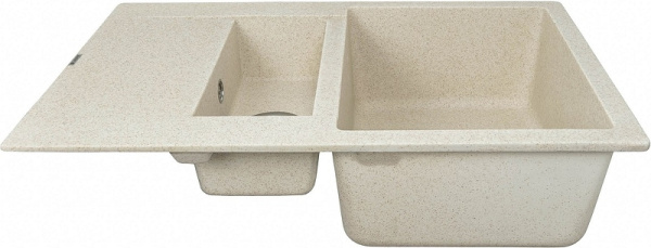 Мойка-Мраморная  (двойная) "KAISER" KM2M- 5080, бежевый