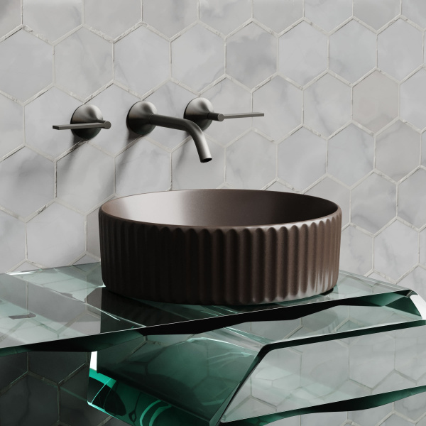 Раковина накладная (36х36) Ceramica Nova ELEMENT CN6057MDB