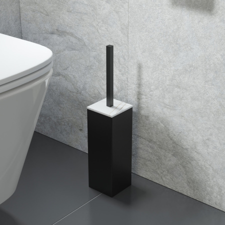 Ершик для туалета IDDIS вставка из белого камня On-X (ONXBL00i47)