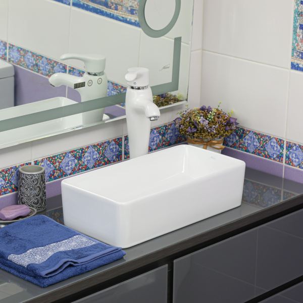 Раковина накладная (46х23) Melana 320320-805