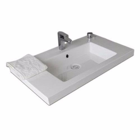 Раковина из искусственного (100х48) мрамора BelBagno LUCE BB1000AB