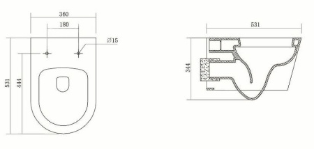 Комплект унитаза с инсталляцией Aquatek SET ОБЕРОН Easy Fix