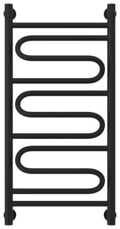 Полотенцесушитель Водяной Сунержа Элегия + (80х40) Матовый Черный 31-0205-8040