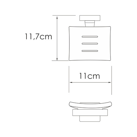 Мыльница WasserKRAFT Rhin K-8729