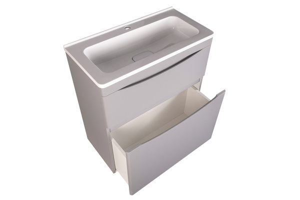 Тумба под раковину напольная Style Line Бергамо СС-00002312 серый