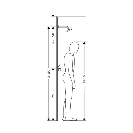 Верхний душ с кронштейном Hansgrohe Raindanc E 360 1jet EcoSmart 26605000 хром