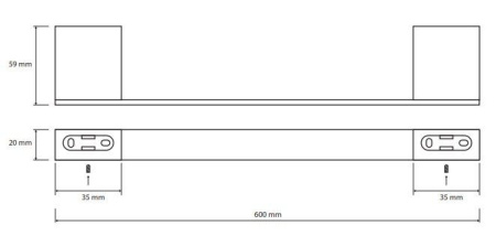 Полотенцедержатель Bemeta Nero 135004040
