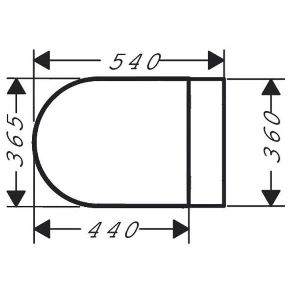 Сиденье для унитаза Hansgrohe EluPura Original S 60147450 без микролифта